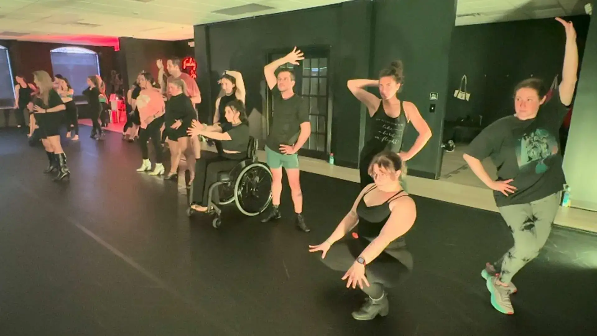Saucy Studios dancers posing